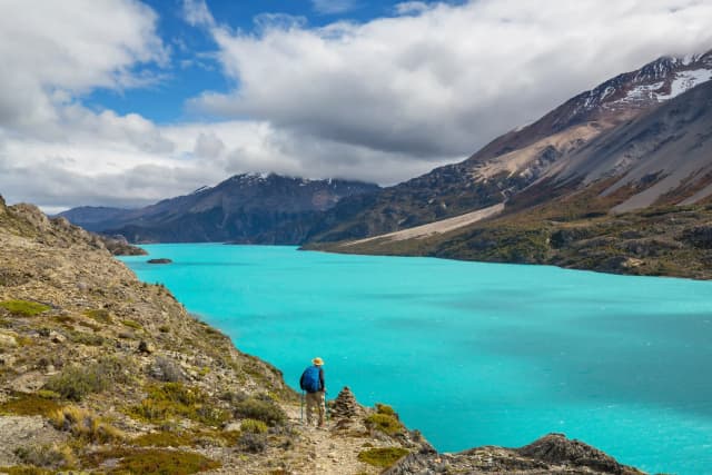 Scenic view of El Chaltén